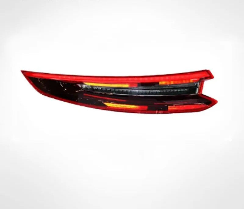 Car LED brake light on a white background