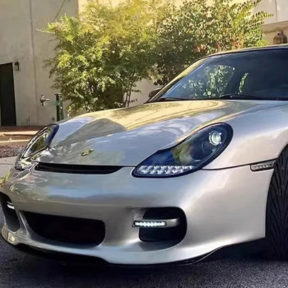 Porsche Boxster 986 LED Headlight Upgrade Installed on a customer car