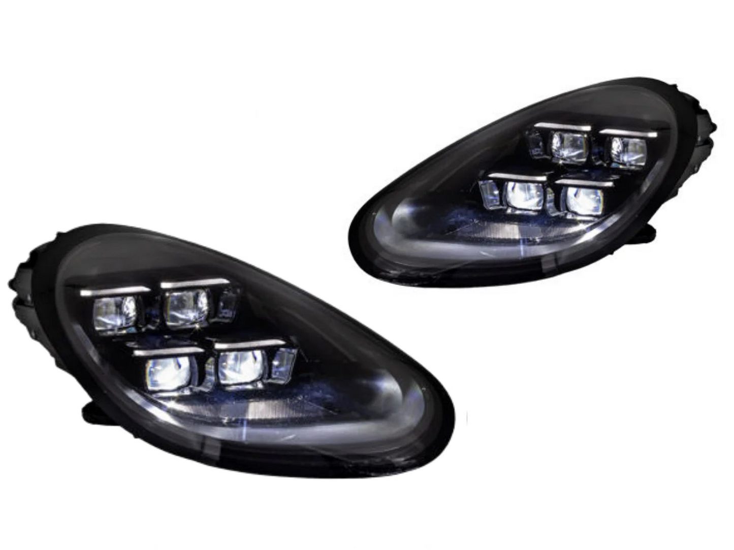 Porsche Cayman/Boxster 987.2 2009-2012 LED Headlight Upgrade on white background
