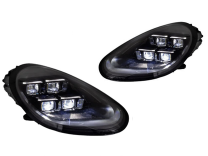 Porsche Cayman/Boxster 987.2 2009-2012 LED Headlight Upgrade on white background