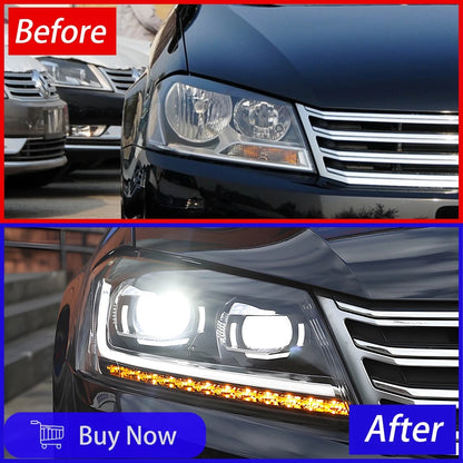 Volkswagen Passat 2012-2015 B7 LED Headlight Upgrade