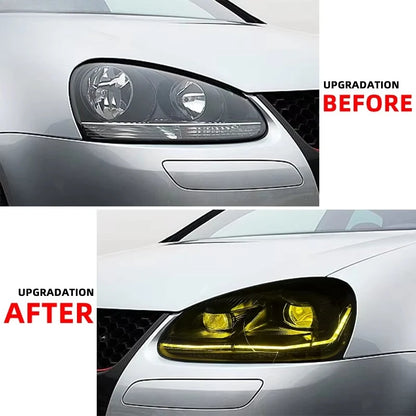 Volkswagen Golf 2003–2008 MK5 Dual-Colour LED Headlight Upgrade