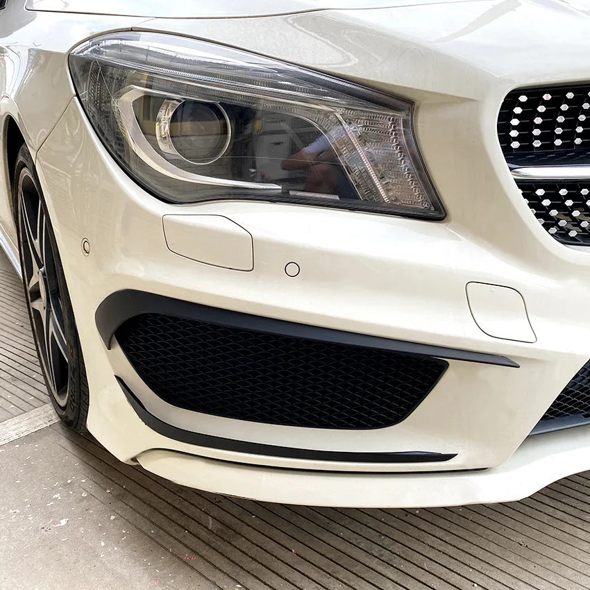 CLA45 Style Front Bumper Canards for Mercedes Benz CLA 2013-2015