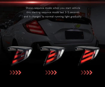 Honda Civic 2016-2021 LED Rear Light Upgrade