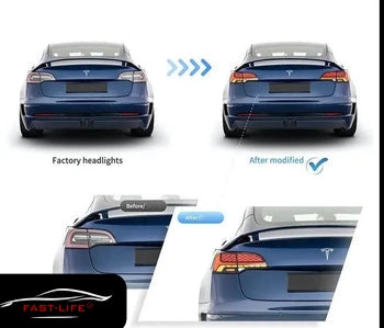 Tesla Model 3 2017-2022 LED Rear Light Upgrade