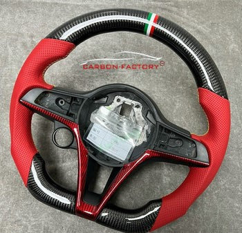 Alfa Romeo Giulia Custom Carbon Fibre Steering Wheel