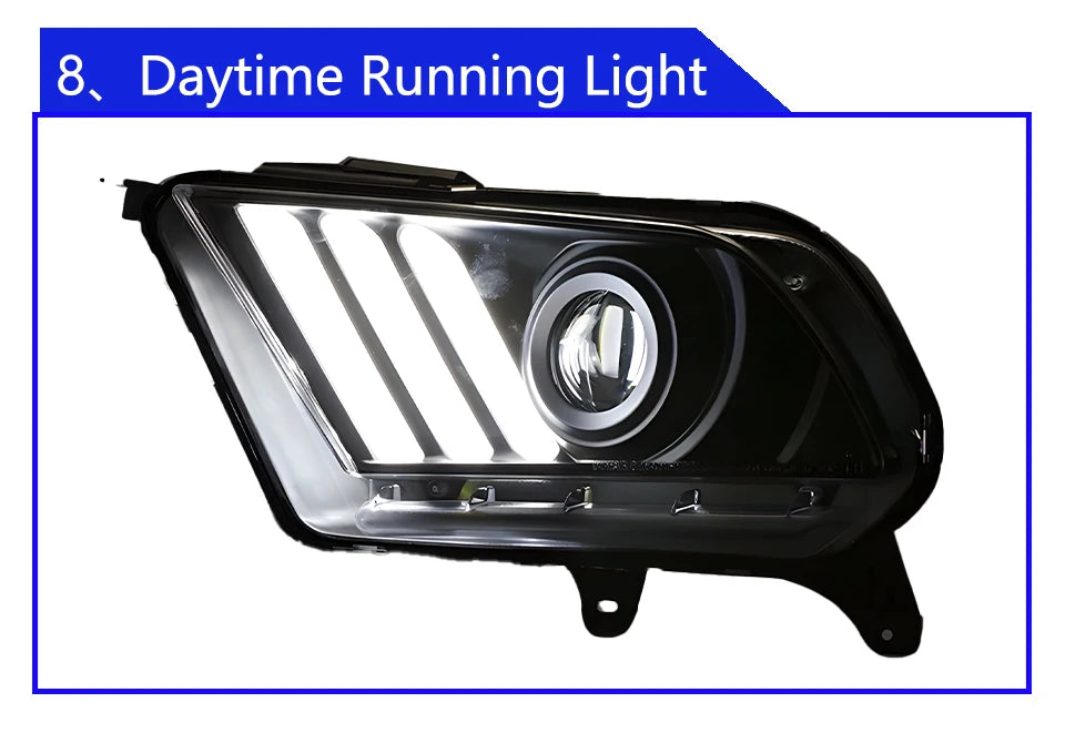 Ford Mustang 2010-2014 LED Headlight Upgrade OEM+