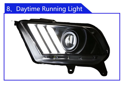 Ford Mustang 2010-2014 LED Headlight Upgrade OEM+