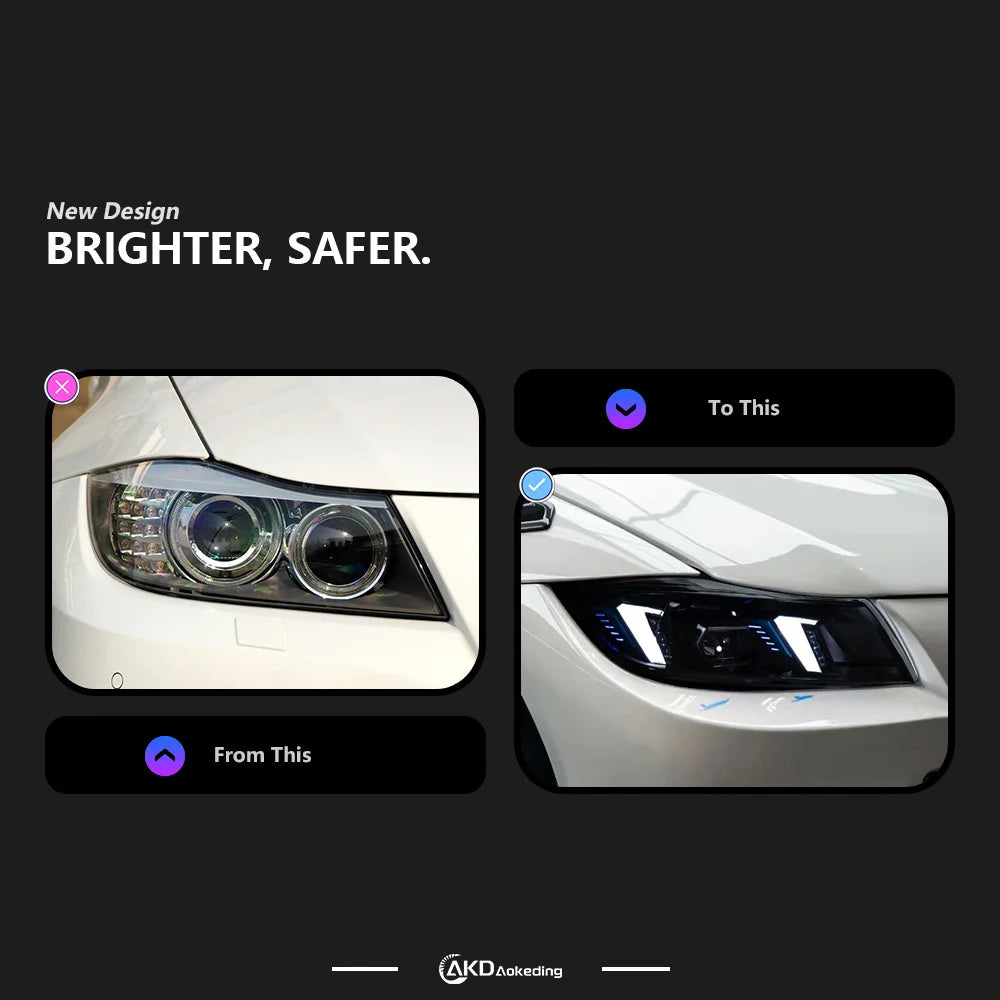 BMW 3 Series 2005-2012 LED Headlight Upgrade