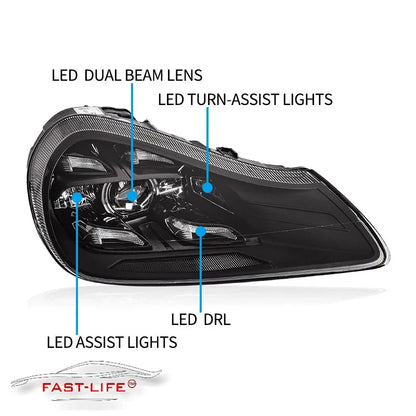 Porsche Cayenne 2007-2010 LED Headlight Upgrade