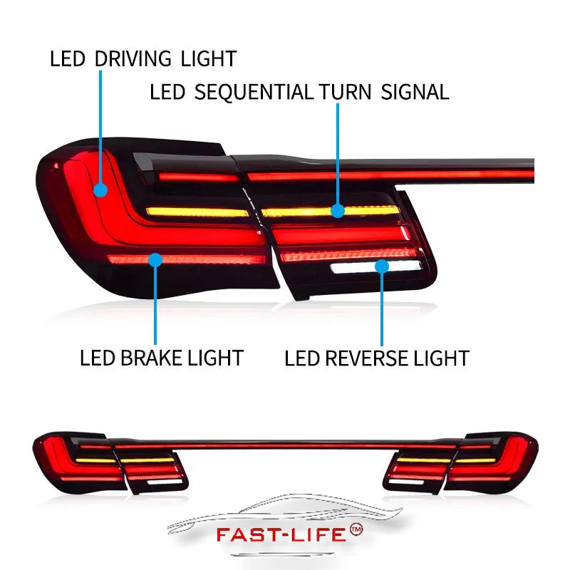 BMW 7-Series 2009-2015 LED Rear Light Upgrade