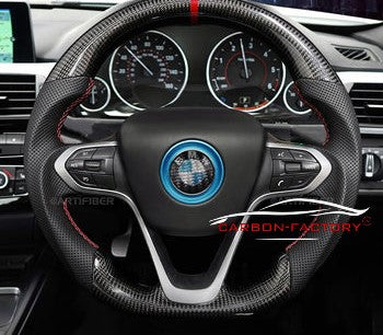 BMW i8 Custom Carbon Fibre Steering Wheel