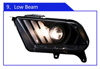 Ford Mustang 2010-2014 LED Headlight Upgrade OEM+