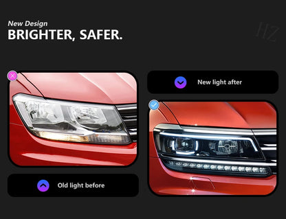 Volkswagen Tiguan 2017-2022 LED Headlight Upgrade