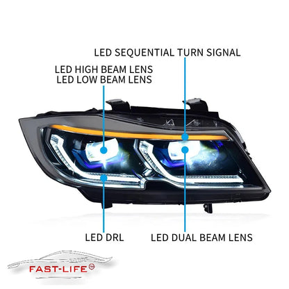 BMW 3 Series E90 2005-2012 LED Headlight Upgrade