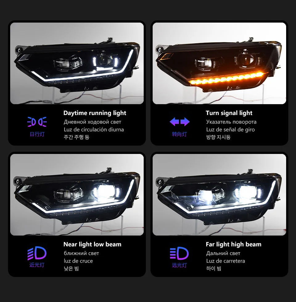 Volkswagen Passat 2015-2019 B8 LED Headlight Upgrade