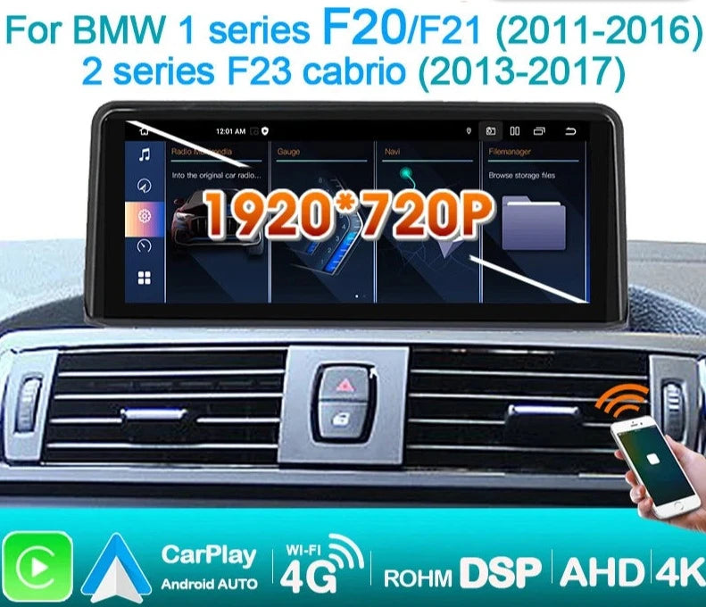 BMW 1/2 Series F Chassis Apple CarPlay Screen 2011-2017