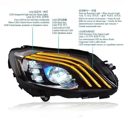 Mercedes Benz C Class 2015-2021 W205 LED Headlight Upgrade