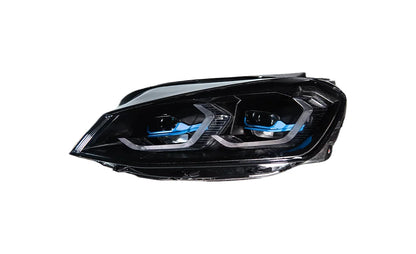 Volkswagen Golf 2013-2017 MK7 BMW Style Dual-Colour LED Headlight Upgrade