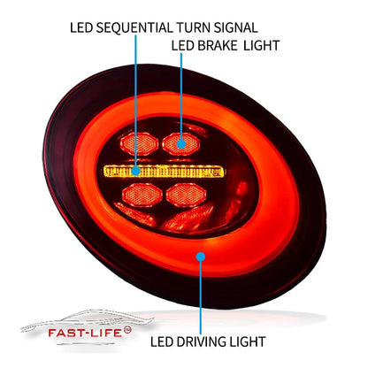 Volkswagen Beetle 2006-2012 LED Rear Light Upgrade