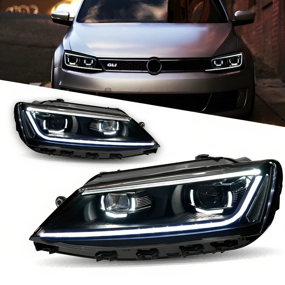 Volkswagen Jetta 2011-2018 MK6 LED Headlight Upgrade