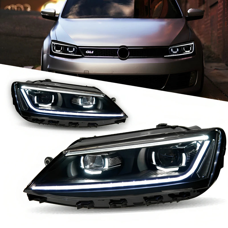 Volkswagen Jetta 2011-2018 MK6 LED Headlight Upgrade