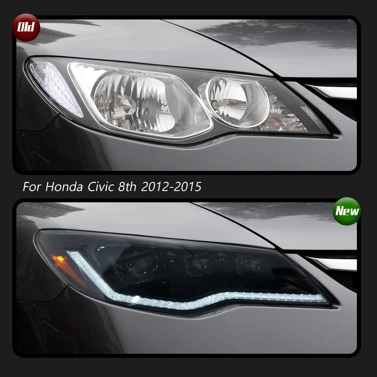 Honda Civic 2006-2015 FD2 LED Headlight Upgrade