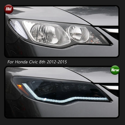 Honda Civic 2006-2015 FD2 LED Headlight Upgrade