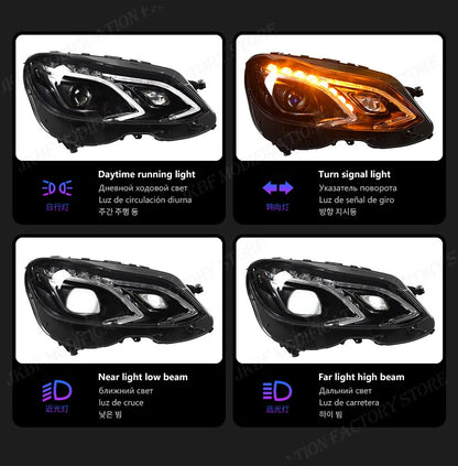 Mercedes Benz E-Class 2010-2015 W212 LED Headlight Upgrade