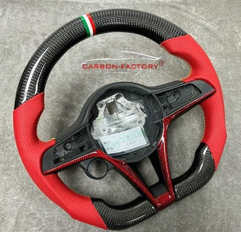 Alfa Romeo Giulia Custom Carbon Fibre Steering Wheel