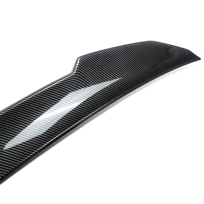 PSM Style Car Rear Roof Spoiler For 2004-2010 BMW 5 Series E60 ABS Trunk Tail Wing Diffuser Carbon Fiber Style Glossy Black