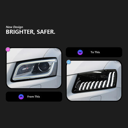 Audi Q5 2008-2018 LED Headlight Upgrade