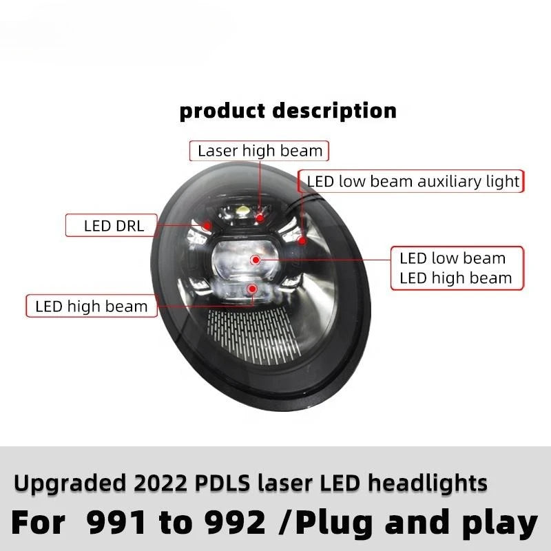 Porsche 911 2012-2018 GT3RS LED Headlight Upgrade