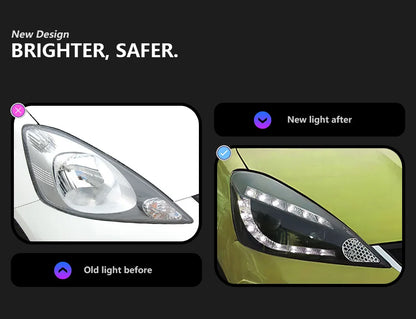 Honda Jazz/Fit 2008-2013 LED Headlight Upgrade