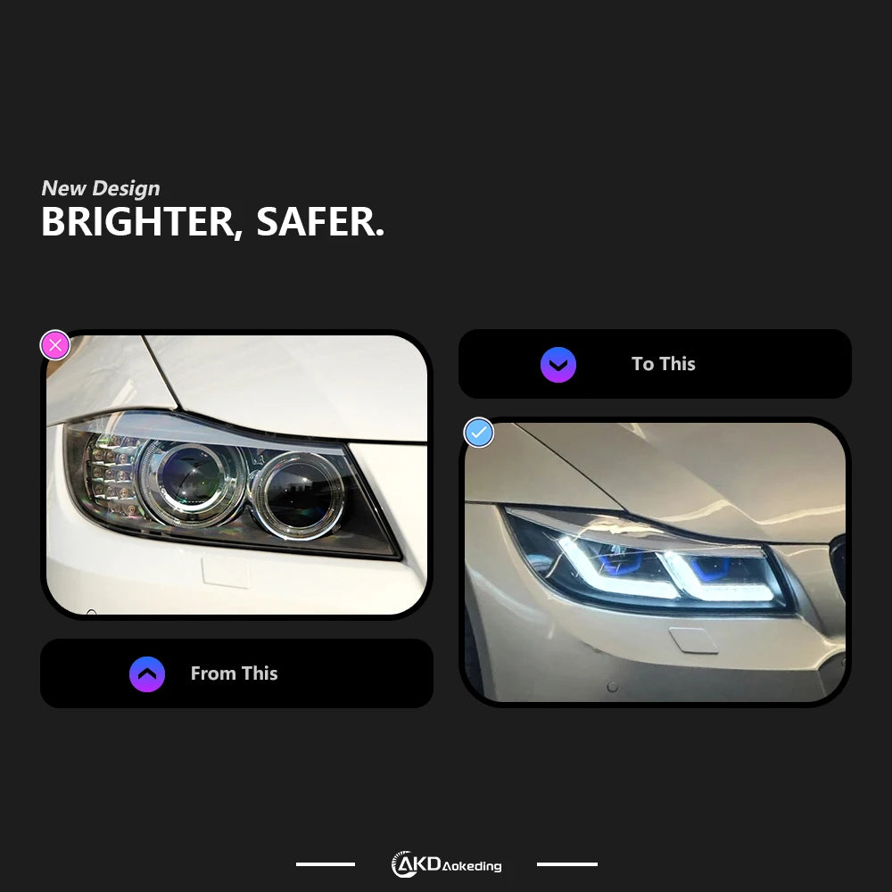 BMW 3 Series 2005-2012 LED Headlight Upgrade