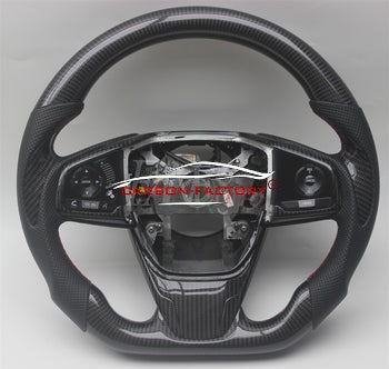 Honda Civic 10th Gen Custom Carbon Fibre Steering Wheel