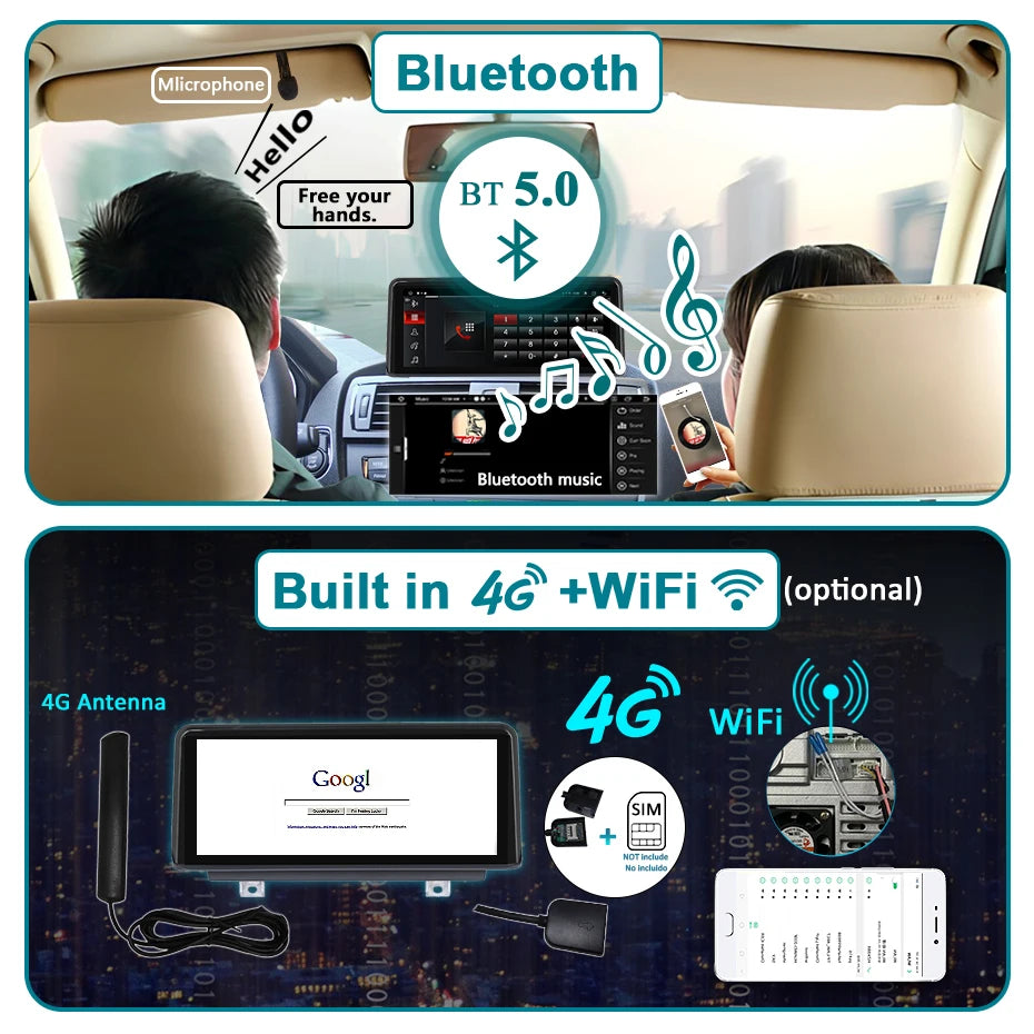 BMW 1/2 Series F Chassis Apple CarPlay Screen 2011-2017