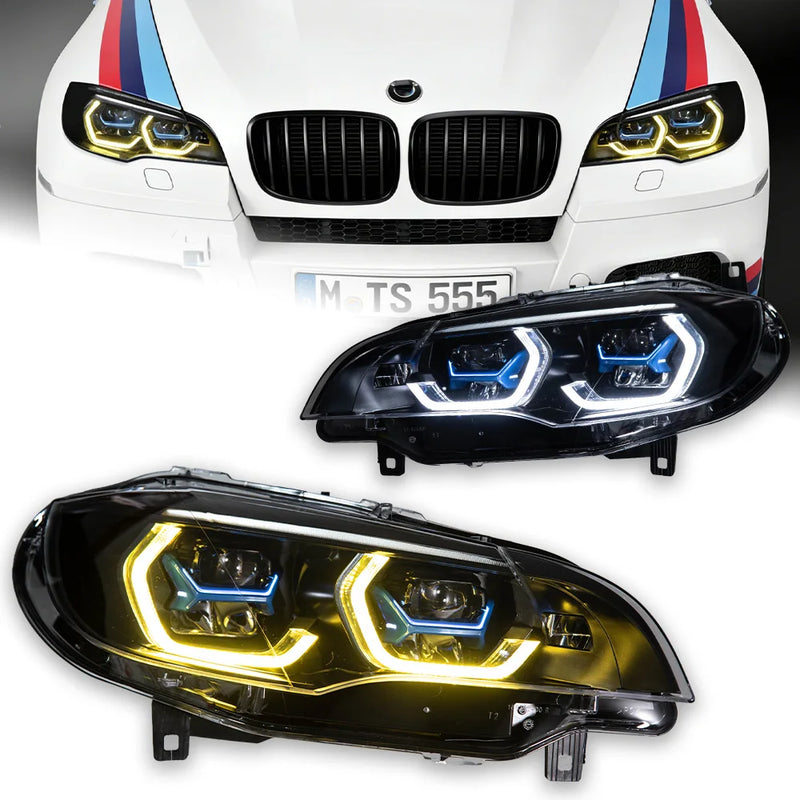 BMW X6 2007-2013 E71 LED Headlight Upgrade