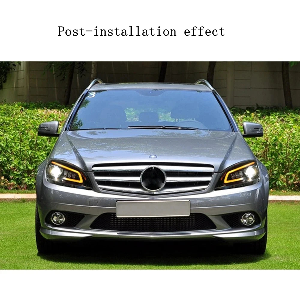 LED Dynamic Headlight Upgrade For Mercedes Benz C-Class W204 2007-2011