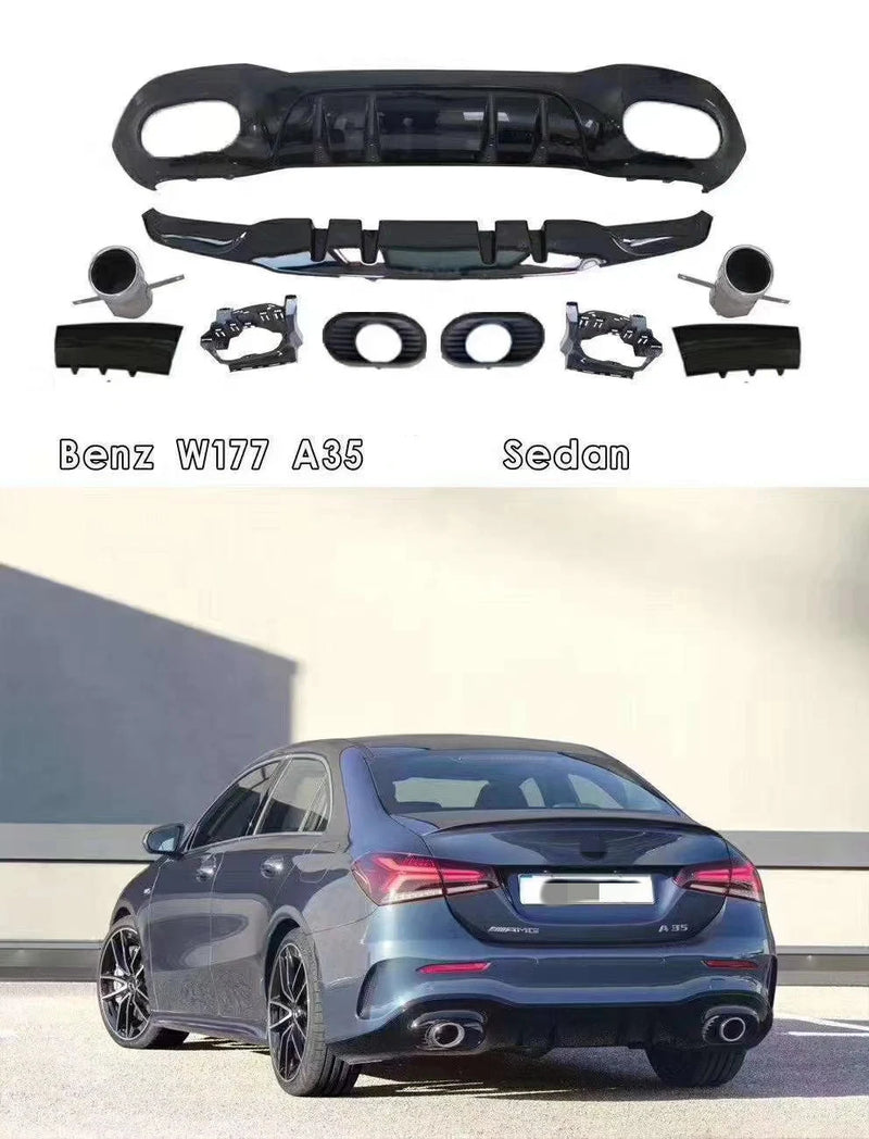 Full A45 AMG Style Body Kit for Mercedes Benz A-Class Saloon W177 2020+