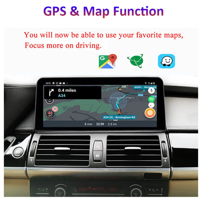 Apple CarPlay 10.25'' Screen for BMW X5 E70 X6 E71