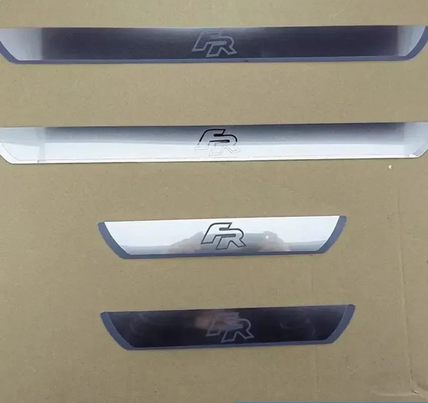 Seat FR Stainless Steel Door Sill Guards (4pc)