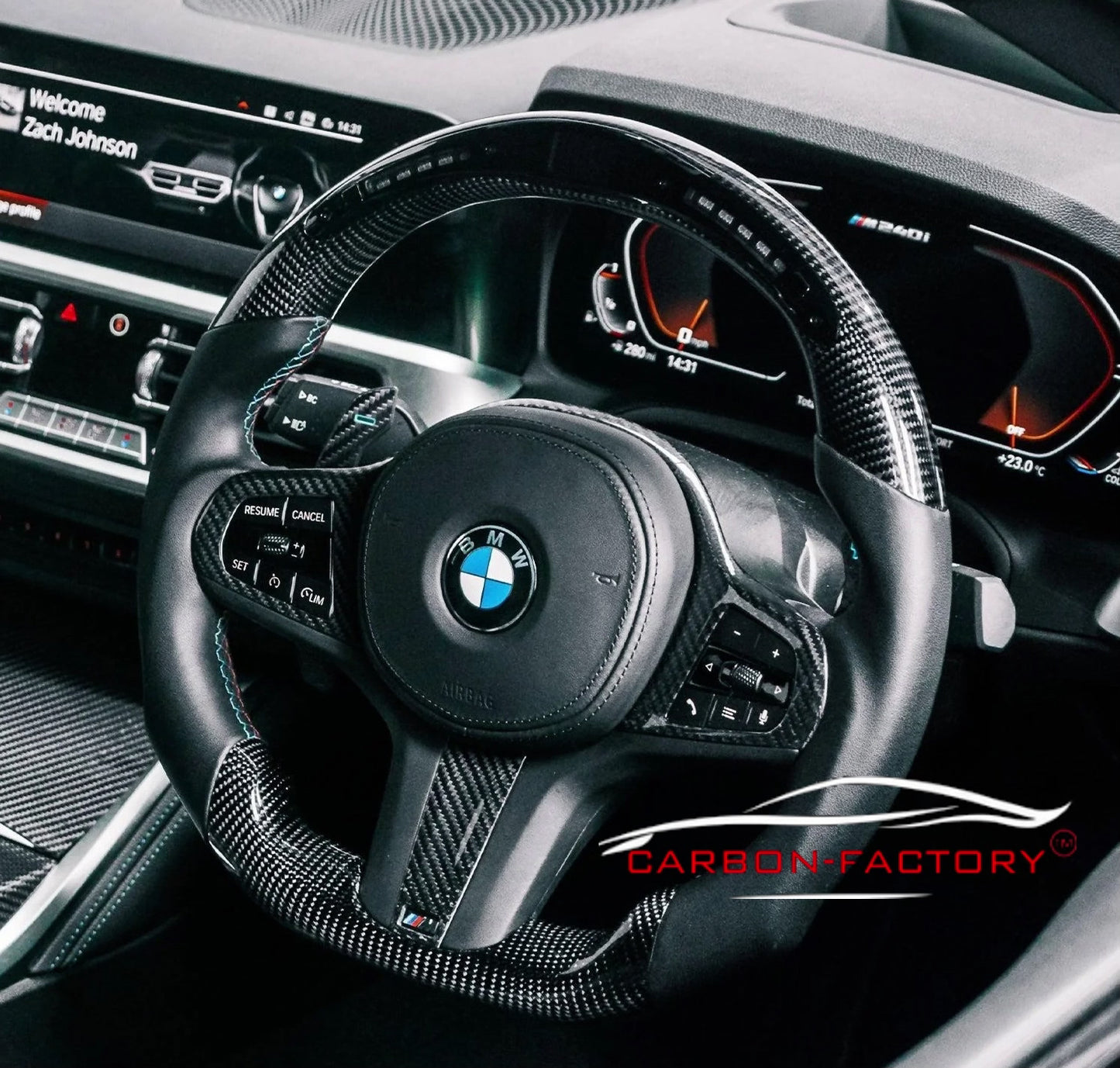 BMW G-Series Custom Carbon Fibre Steering Wheel