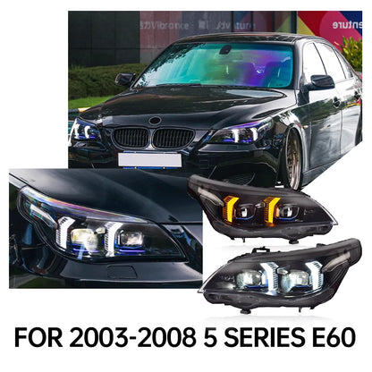 BMW 5 Series 2003-2008 E60 LED Headlight Upgrade