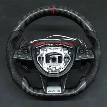 Mercedes-Benz C63, E63 2016-2018 AMG Custom Carbon Fibre Steering Wheel