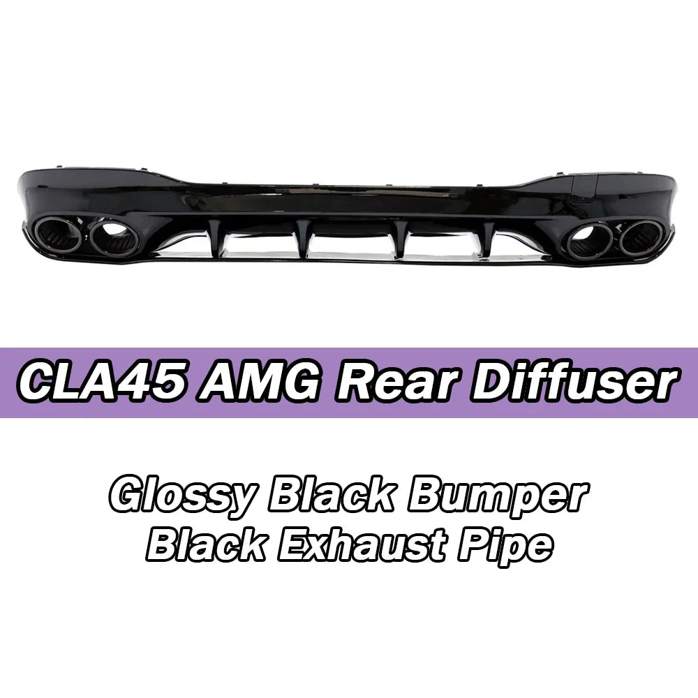 CLA35/CLA45 AMG Style Rear Diffuser For Mercedes-Benz CLA 2020+