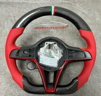 Alfa Romeo Giulia Custom Carbon Fibre Steering Wheel