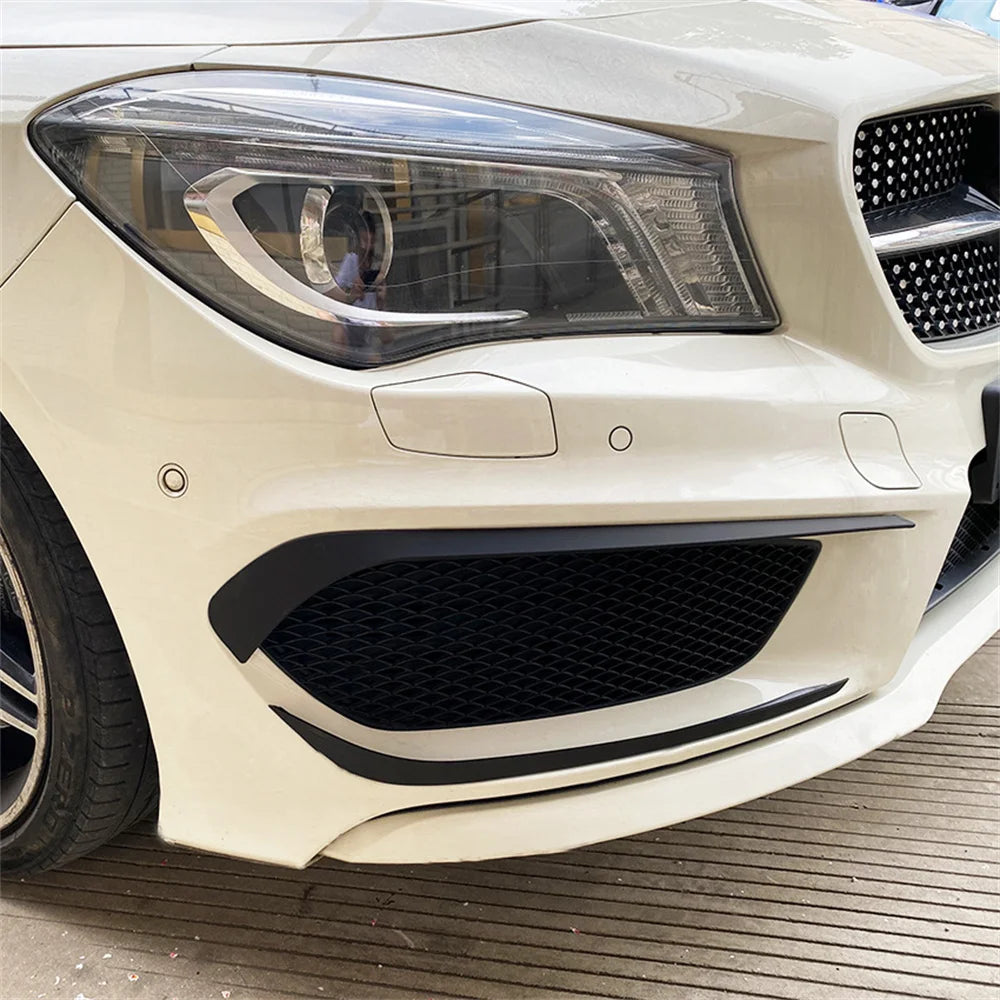 CLA45 Style Front Bumper Canards for Mercedes Benz CLA 2013-2015