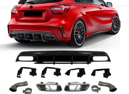 Full AMG Style Body Kit for Mercedes Benz A-Class W176 2015-2018 (Facelift)