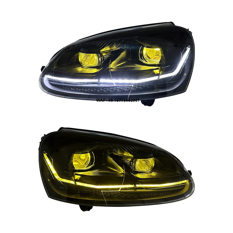Volkswagen Golf 2003–2008 MK5 Dual-Colour LED Headlight Upgrade